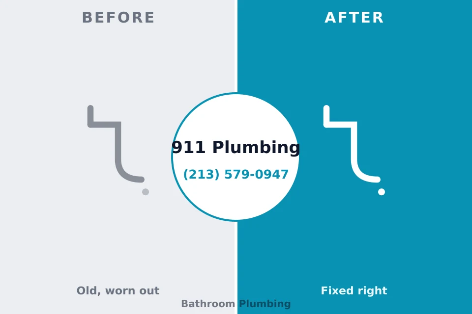 Before and after: plumbing company Madison, SD
